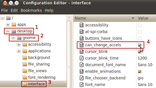 activate desktop/gnome/interface/can_change_accels